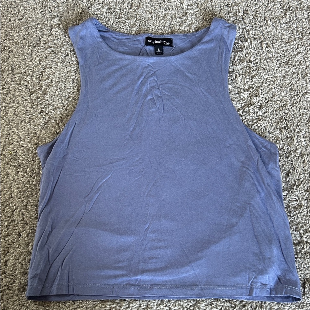 Light Blue Women's Tank Top by Originality